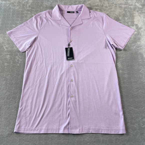 Murano Other - Murano Liquid Luxury Shirt Mens XLT Extra Large Tall Purple Preppy Soft Casual‎